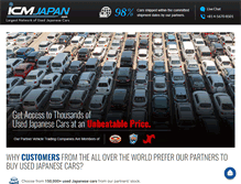 Tablet Screenshot of icmjapan.com